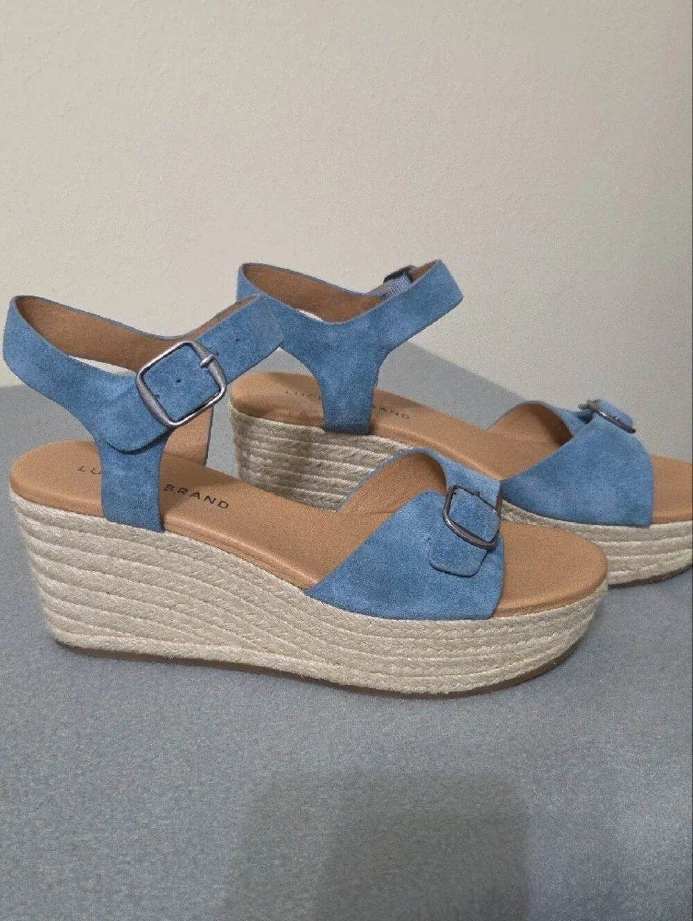 Lucky Brand Light Blue Leather 3